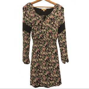 Princess Vera Wang Floral Long Sleeve Lace Dress